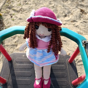 Névre szóló horgolt baba - játék & sport - baba & babaház - öltöztethető baba - Meska.hu