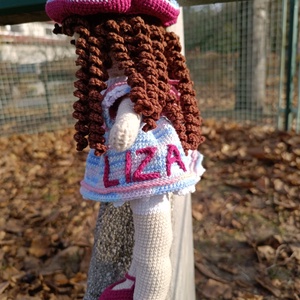 Névre szóló horgolt baba - játék & sport - baba & babaház - öltöztethető baba - Meska.hu