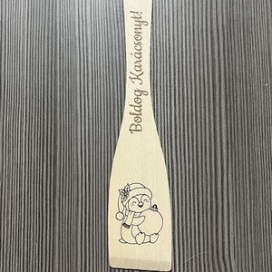 Gravírozott fakanál  - otthon & életmód - konyhafelszerelés, tálalás - sütés, főzés - fakanál & fakanáltartó - Meska.hu