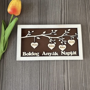 Any�k napi t�bla , Otthon & Életmód, Dekoráció, Kép & Falikép, Táblakép, Gravírozás, pirográfia, MESKA