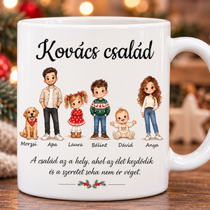 Karácsonyi bögre - többféle mintával - Meska.hu