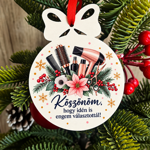 Karácsonyfadísz - vendégeknek, Karácsony, Karácsonyi lakásdekoráció, Karácsonyfadíszek, Fotó, grafika, rajz, illusztráció, MESKA
