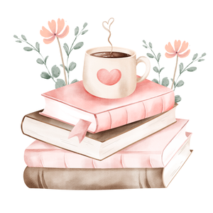 Akvarell Falikép - Könyvmolyoknak és Kávékedvelőknek - Vadvirágos ábránd - Digitális vagy A4 nyomat - művészet - grafika & illusztráció - digitális - Meska.hu