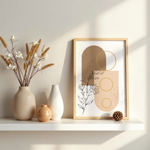 Modern Bohó Absztrakt Falikép, Művészet, Grafika & Illusztráció, Digitális, , MESKA