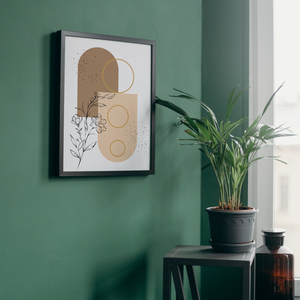 Modern Bohó Absztrakt Falikép - művészet - grafika & illusztráció - digitális - Meska.hu