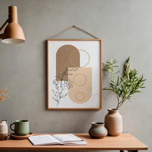 Modern Bohó Absztrakt Falikép - művészet - grafika & illusztráció - digitális - Meska.hu