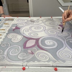 Selyemfestés (félnapos csomag) - diy (csináld magad) - workshop & tanfolyam - Meska.hu