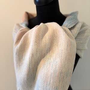 Alpaka gyapjú sál, Ruha & Divat, Sál, Sapka, Kendő, Sál, Selyemfestés, MESKA