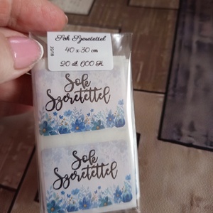 Sok szeretettel felirat , Kellékek & szerszámok, Dekorációs kellékek, Matricaív, Mindenmás, MESKA