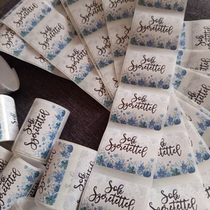 Sok szeretettel felirat  - kellékek & szerszámok - dekorációs kellékek - matricaív - Meska.hu