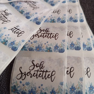 Sok szeretettel felirat  - kellékek & szerszámok - dekorációs kellékek - matricaív - Meska.hu