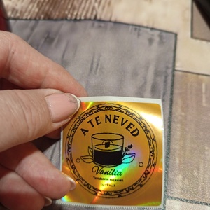 Gyertya üveg címke,felirat. - otthon & életmód - papír, írószer - matrica, matrica csomag - Meska.hu