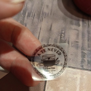 Gyertya üveg címke,felirat. - otthon & életmód - papír, írószer - matrica, matrica csomag - Meska.hu