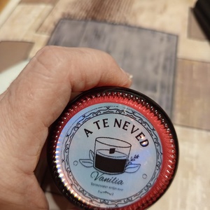 Gyertya üveg címke,felirat. - otthon & életmód - papír, írószer - matrica, matrica csomag - Meska.hu