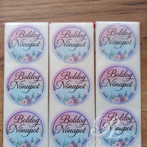 Boldog Nőnapot matrica  - Meska.hu