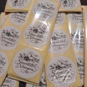 Boldog Nőnapot matrica  - kellékek & szerszámok - dekorációs kellékek - matricaív - Meska.hu