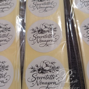 Boldog Nőnapot matrica , Kellékek & szerszámok, Dekorációs kellékek, Matricaív, Fotó, grafika, rajz, illusztráció, Egy matrica nem csupán dekoráció, hanem egy figyelmes gesztus, amely személyesebbé teszi az ajándék..., MESKA