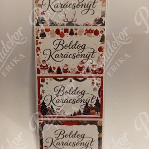 Karácsonyi matrica., Karácsony, Karácsonyi lakásdekoráció, Karácsonyi ablakdíszek, ablakmatricák, , MESKA