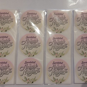 Szeretettel Anyák Napjára matrica , Otthon & Életmód, Papír, írószer, Matrica, matrica csomag, , MESKA