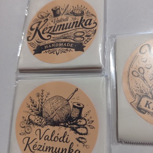 Kézimunka feliratú matrica  - otthon & életmód - papír, írószer - matrica, matrica csomag - Meska.hu