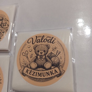 Kézimunka feliratú matrica  - otthon & életmód - papír, írószer - matrica, matrica csomag - Meska.hu