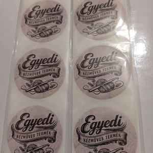 Kézműves Termék feliratú matrica , Otthon & Életmód, Papír, írószer, Matrica, matrica csomag, , MESKA