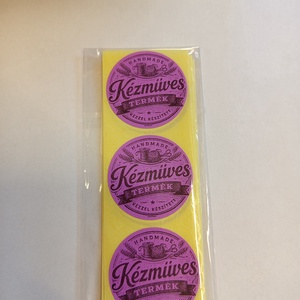 Kézműves termék feliratú matrica., Kellékek & szerszámok, Dekorációs kellékek, Matricaív, , MESKA