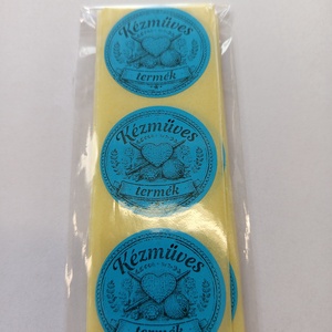 Kézműves Termék feliratú matrica., Kellékek & szerszámok, Dekorációs kellékek, Matricaív, , MESKA