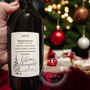 Boros üvegre cimke., Élelmiszer, Öntapadós címke, , MESKA