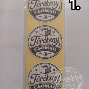 Törékeny csomag feliratú matrica , Kellékek & szerszámok, Dekorációs kellékek, Matricaív, , MESKA