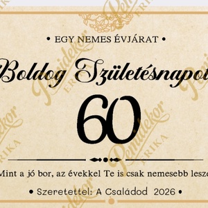 Elegáns Személyre Szabott Boroscímke (Vízálló) - esküvő - emlék & ajándék - köszönőajándék - Meska.hu