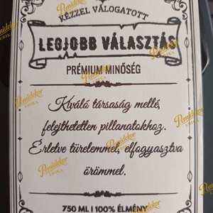 Prémium Üvegcímkék Borhoz, Whiskyhez - kellékek & szerszámok - dekorációs kellékek - matricaív - Meska.hu