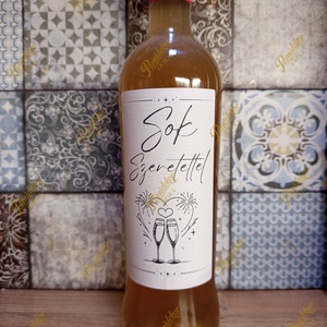 Prémium Üvegcímkék Borhoz, Whiskyhez, Kellékek & szerszámok, Dekorációs kellékek, Matricaív, , MESKA