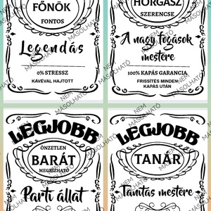 Egyedi whisky italcímke-(Áztatás nélkül!) - élelmiszer - öntapadós címke - Meska.hu