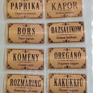Fűszercimke retro patika stillusban.  - Meska.hu