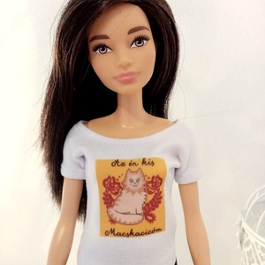 Barbie póló  - játék & sport - baba & babaház - babaruha, babakellék - Meska.hu