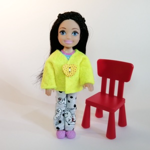 Barbie Chelsea ruha szett - játék & sport - baba & babaház - játékbaba, babakellék - Meska.hu