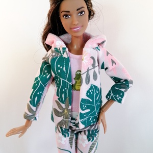 Barbie kapucnis felső - játék & sport - baba & babaház - babaruha, babakellék - Meska.hu
