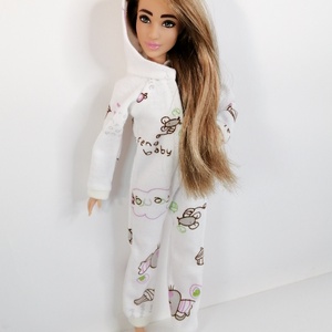 Barbie kezeslábas (XS)  - játék & sport - baba & babaház - babaruha, babakellék - Meska.hu