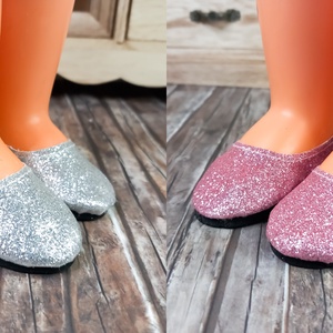 Játékbaba cipő és zokni szett (7 cm) - ruha & divat - babaruha & gyerekruha - babacipő - Meska.hu