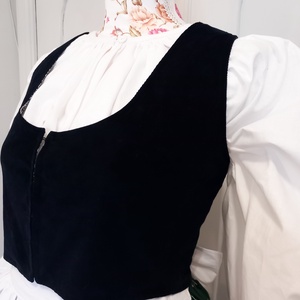 Bársony mellény - ruha & divat - női ruha - mellény - Meska.hu