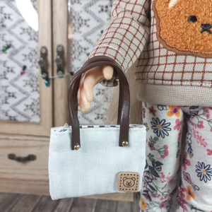 Játékbaba táska, macis - Meska.hu