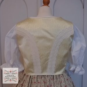 Brokát női mellény, népviselet - ruha & divat - női ruha - mellény - Meska.hu