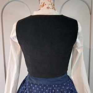 Bársony mellény, népviselet  - ruha & divat - női ruha - mellény - Meska.hu