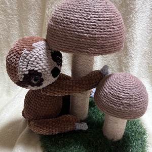 Amigurumi Horgolt lajhár plüss - Meska.hu