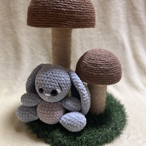 Amigurumi Horgolt plüss nyuszi - játék & sport - plüssállat & játékfigura - nyuszi - Meska.hu
