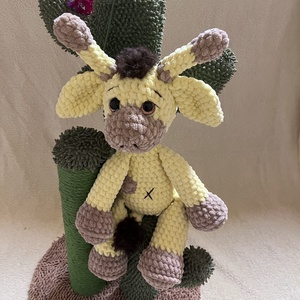 Horgolt zsiráf amigurumi, Játék & Sport, Plüssállat & Játékfigura, Zsiráf, , Horgolt zsiráf amigurumi, 100% akril, biztonsági szemekkel, kb 40 cm, MESKA
