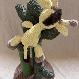 Horgolt zsiráf amigurumi - játék & sport - plüssállat & játékfigura - zsiráf - Meska.hu