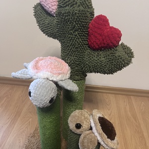 Horgolt mini teknős amigurumi plüss 18cm - játék & sport - plüssállat & játékfigura - teknős - Meska.hu