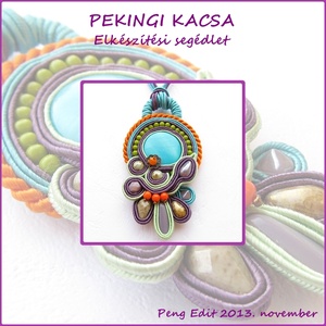 Pekingi kacsa sujtás medál elkészítési segédlet - Meska.hu